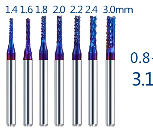 Fresas de PCB 0,8 A 3,175mm