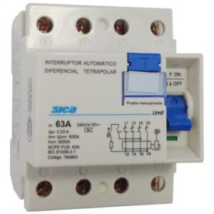 Interruptor diferencial 4x63A Sica