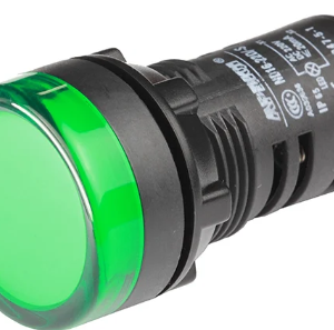 Lámpara led AD16 22mm verde