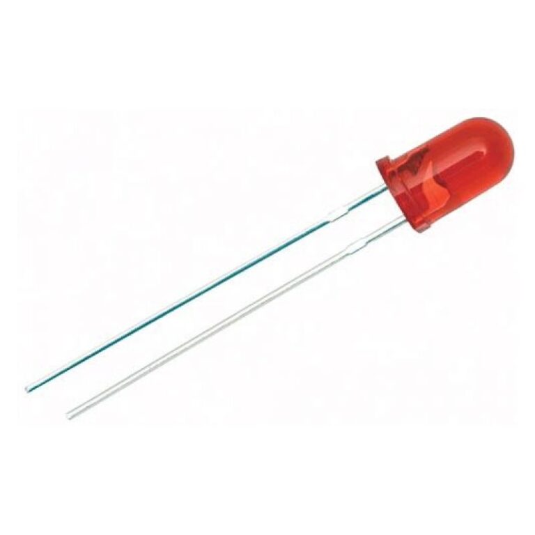 Led Rojo 5mm 20 mA 1,9V - 2,1V - Electromer