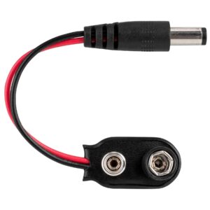 Conector de Batería de 9V con enchufe DC